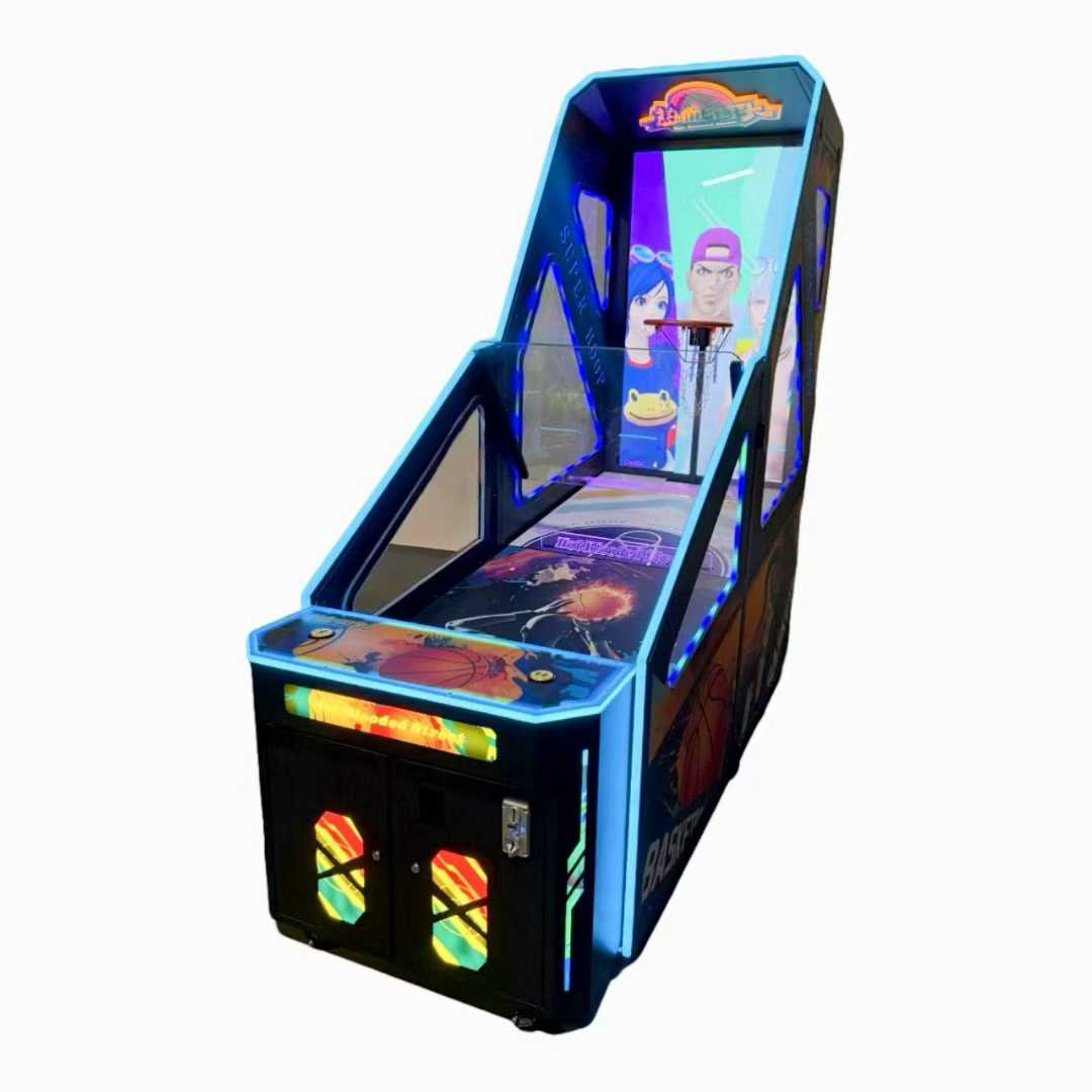 Ticket Redemption Machine - Muntbediende LED basketbal arcadeautomaat met ticketinwisseling