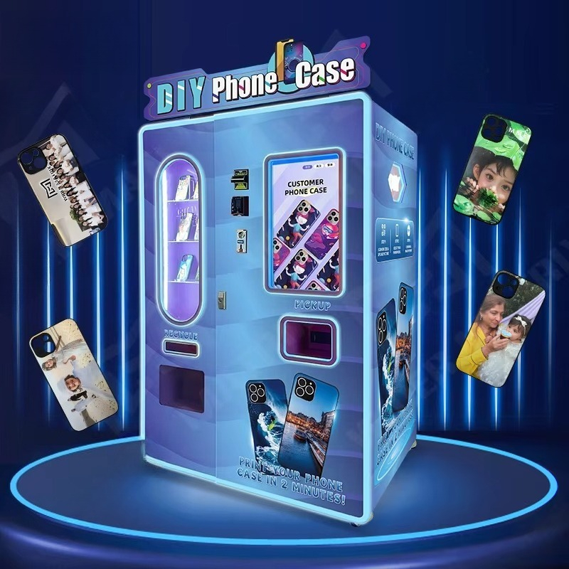 Arcade Ticket Machine - Aangepaste intelligente UV-techniek automatische telefoonhoes automaat
