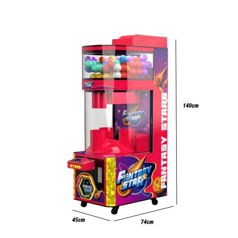 Prize Capsule Toy Machine - Attractiepark metalen muntbediende capsule speelgoed prijsautomaat