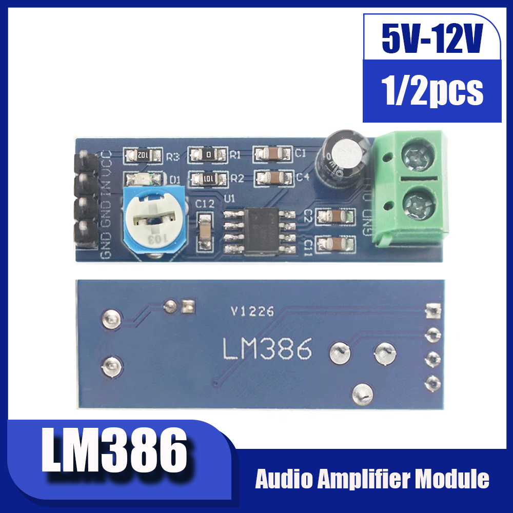 Arduino Vending Machine Project - 1/2 STKS LM386 Audio Eindversterker Module