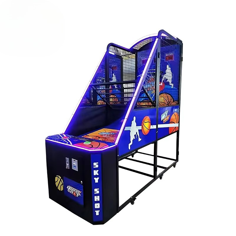 Ticket Redemption Machine - Volwassenen Crazy Basketball Arcadeautomaat, muntbediende schietspel