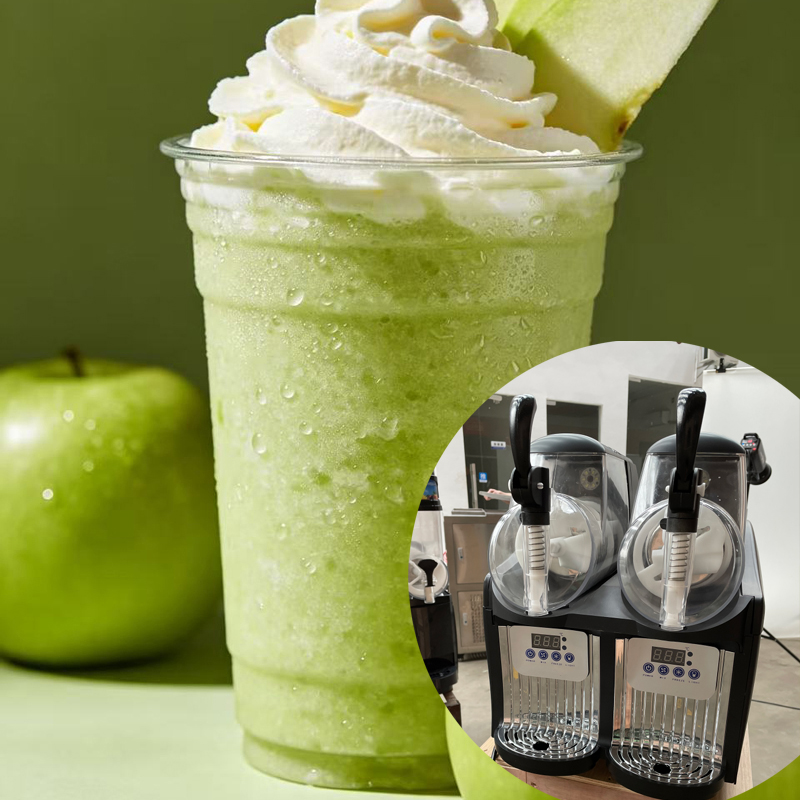 Slushie Machine Vending - 4L 2-beker commerciële slushmachine, slushmaker, bevroren