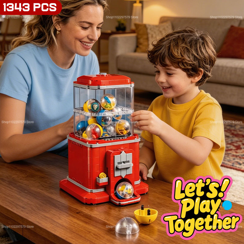 Vending Game - 1343 PCS Vending Machine Bouwstenen Set