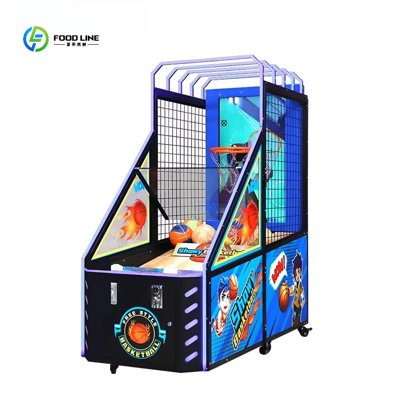 Gun Shooting Arcade - Nieuwe aanwinst: Mini kinderbasketbal-schietspel met muntinworp,