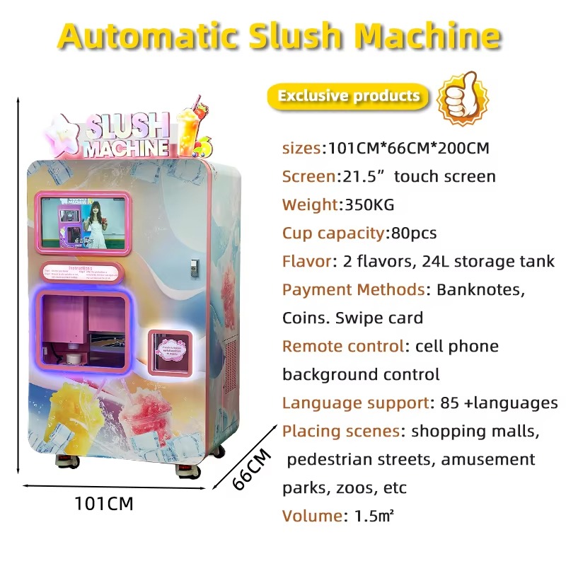 Instelbare Slushie-automaat me - Slushie Machine Vending recensie en prijs