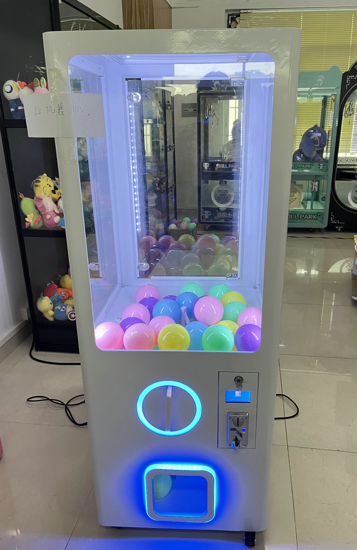 100 mm grote grote kauwgombal  - Prize Capsule Toy Machine recensie en prijs