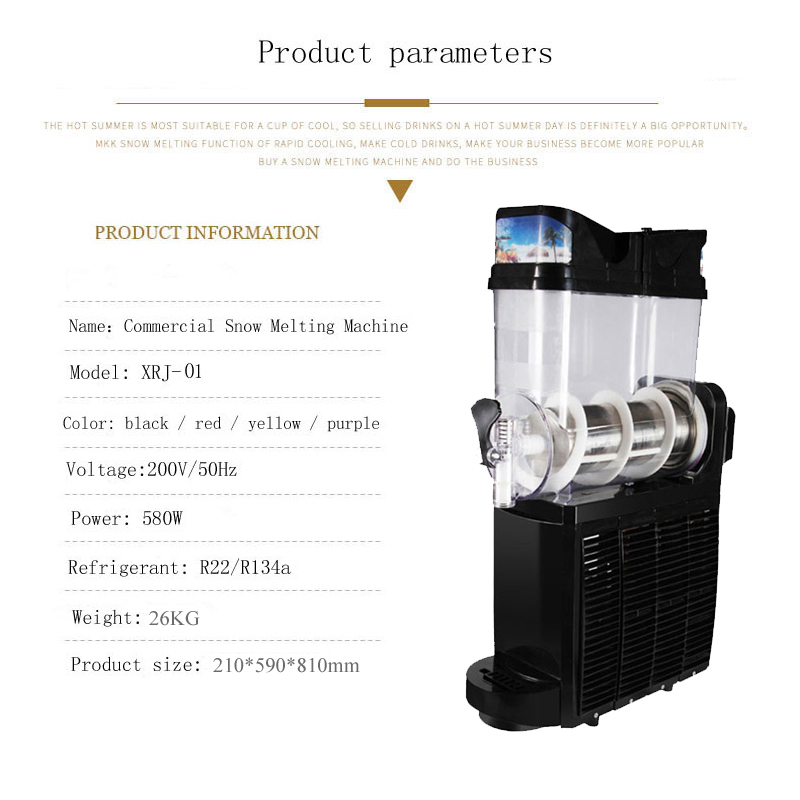 15L Commerciële Slushmachine,  - Slushie Machine Vending recensie en prijs