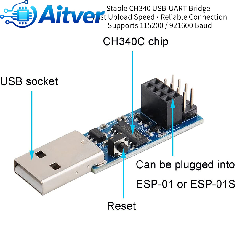 ESP01 Programmeur Adapter USB  - Arduino Vending Machine Project recensie en prijs