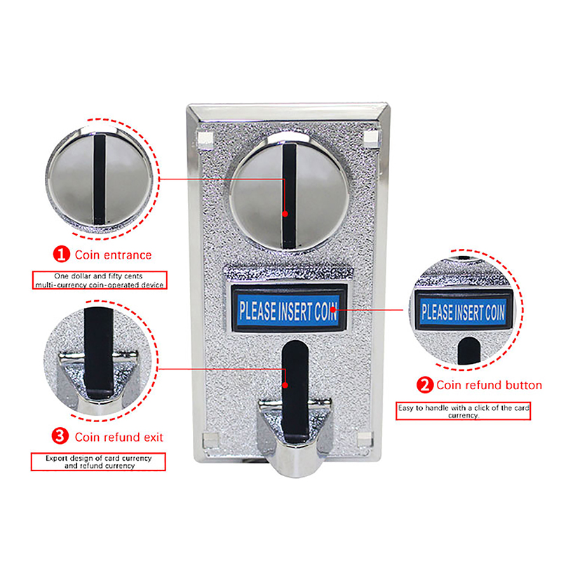 1Pc 616 Multi Coin Slot Accept - Arcade Ticket Machine recensie en prijs