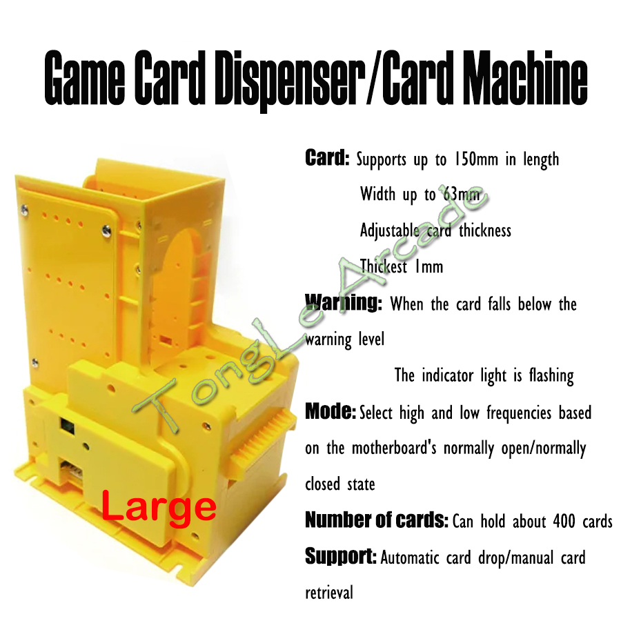 Muntbediende kaartautomaat met - Arcade Card Vending Machine recensie en prijs