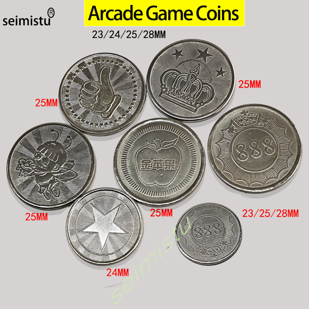 100 stks Rvs 23/24/25mm Tokens - Arcade Ticket Machine recensie en prijs